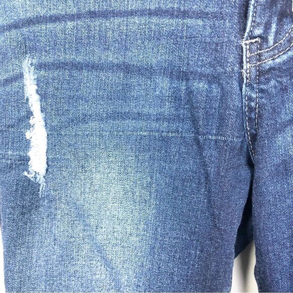 KANCAN | Dark Wash Distressed Stretchy Skinny Jeans Women’s Size 28 (9) - Picture 9 of 10